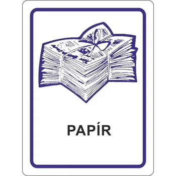 Samolepící dekorace Samolepka papír 120 x 160 mm