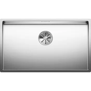 Granitový dřez Jednokomorový dřez Blanco CLARON ocel šedý