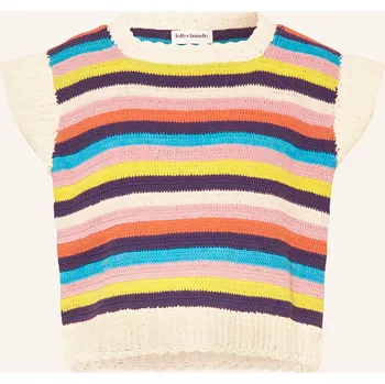 Lollys Laundry Dámský Háčkovaný Top Chicagoll, krémová /...