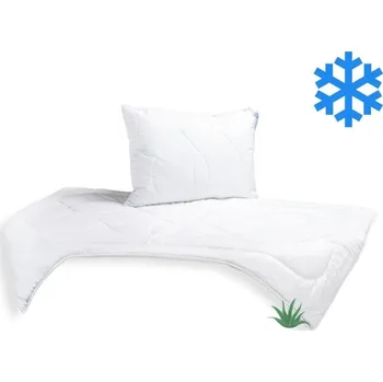 přikrývka Brotex SET Přikrývka Aloe Vera 140x200cm zimní 1300g + Polštář UNICO AloeVera 70x90cm 900g Velikost: 140x200cm