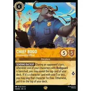 Karetní hra Chief Bogo 018/204 - Reign of Jafar Typ karty: Standard