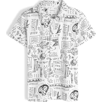 Chlapecké oblečení GATE Úpletová košile s potiskem 12Y 425-0756/10