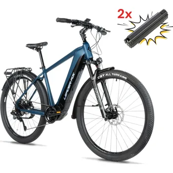 Elektrokolo Leader Fox BARNET PÁNSKÝ 28", BAFANG M510, 2025 blue 2ks baterie 22,5"