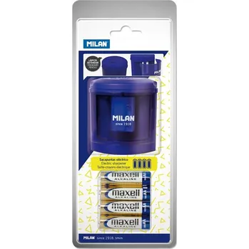 Ořezávátko Ořezávátko elektrické se zásobníkem MILAN BWM10149 série acid modré