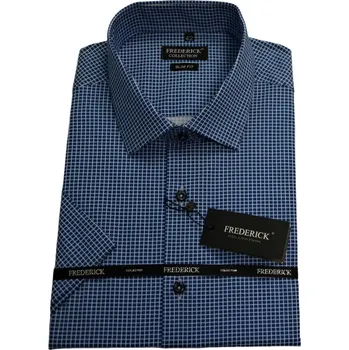 Pánská košile Pánská košile s krátkým rukávem - střih SLIM - vzor F893 - 44