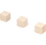 Metrie Dřevěné kostky 20 mm 240 ks buk