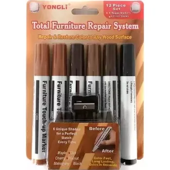 Páječka Zaparkorun Sada na opravu dřevěných povrchů 6 + 6