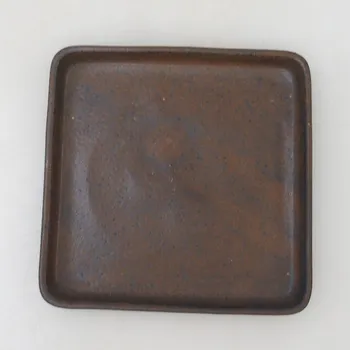 Květináč Bonsai podmiska čtverc 13,5 x 13,5 x 1,5 cm