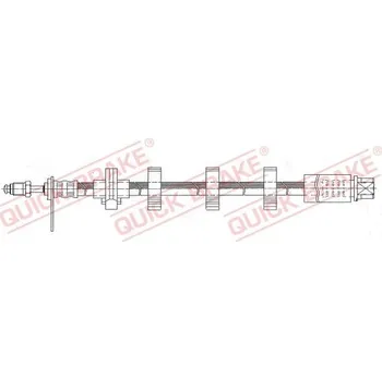 Brzdová hadice Brzdová hadice QUICK BRAKE 32.985
