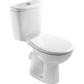 Klozet EBS Diana New WC kombi s nádržkou a sedátkem, zadní odpad, bílá