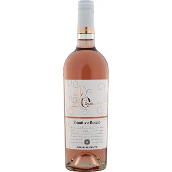 Víno Primitivo Talento Rosato Colle al Vento Quattro Venti 0,75 l 12,5 %