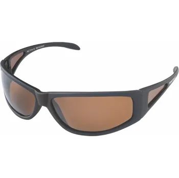 Sluneční brýle Mistrall brýle polarizační hnědé s gumovými obroučky