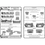Master 1/35 M1 ammunit.cans Browning M1919 - OPENED (6x)
