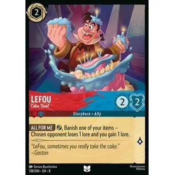 Sběratelská karetní hra LeFou 138/204 - Reign of Jafar Typ karty: Standard