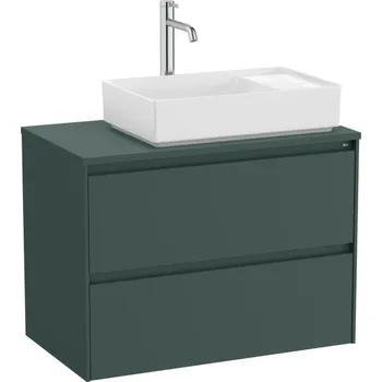 Šatní skříň Roca Koupelnová skříňka pod umyvadlo ONA 79,4x58,3x45,7 cm zelená mat ONADESK802ZZMP