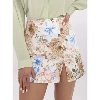 Dámské kraťasy Sukně - šortky DHJ-SD-A8933.12 ITALY MODA Barva: Béžová, Velikost: XL