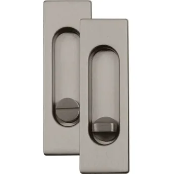 Nábytkové kování Naturel Mušle hranatá WC 3663AR nikl broušený matný FT3663ARNP