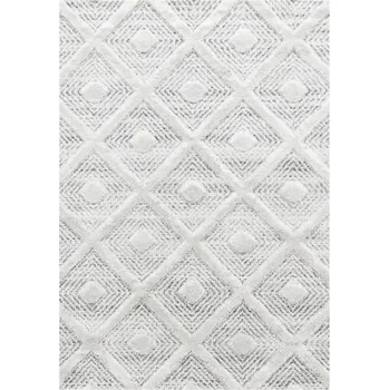 Koberec Vopi Kusový koberec Pisa 4707 grey (Varianta: Kruh průměr 80 cm)