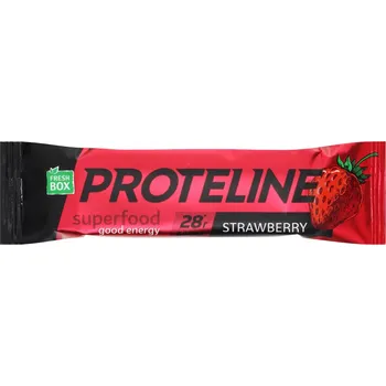 Proteinová tyčinka s jahodovou příchutí PROTELINE [RIF, 40 g]