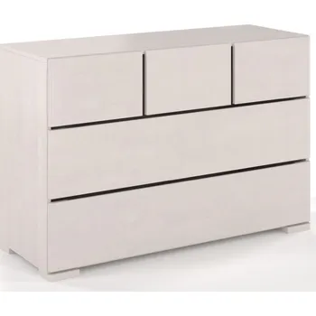 Komoda Visby Komoda Sandemo 3+2, buk (Barva: Bílá)