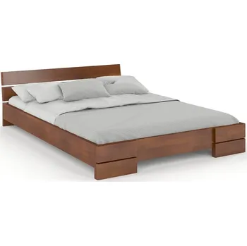 Postel Visby Dřevěná postel Sandemo LONG, delší o 20cm, buk (Rozměr: 90x220 cm, Barva: Ořech)