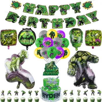 Party dekorace Set narozeninová dekorace Hulk | MARVEL