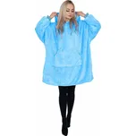 Springos Mikinová deka OVERSIZED tyrkysová