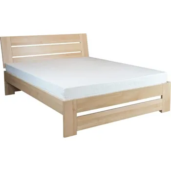 Ložnice Drewmax Dřevěná postel LK192, 160x200, buk (Barva dřeva: Přírodní (lakovaná))