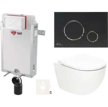 Klozet Siko Závěsný wc set k zazdění SAT Fusion SZTORFU78