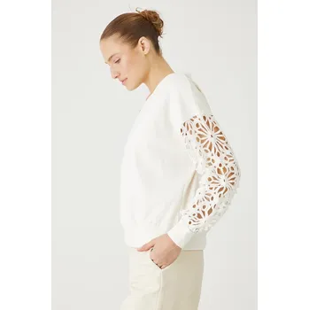 Dámská mikina Mikina Medicine dámská, béžová barva, hladká RS25.BLDB01 01X, vel. S