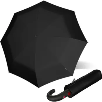 Deštník Knirps T.260 Meduim Duomatic BLACK - elegantní pánský plně automatický deštník