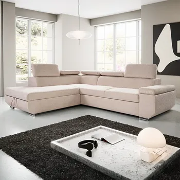 Sedací souprava Sedací souprava LARS I | 215x264 cm | LEVÁ | rozkládací + úložný prostor | VÝBĚR TKANIN