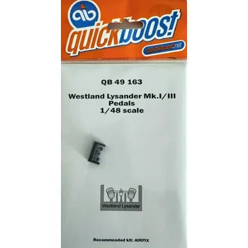 Plastikový model Quickboost 1/48 Westland Lysander Mk.I/III pedals (AIRF)