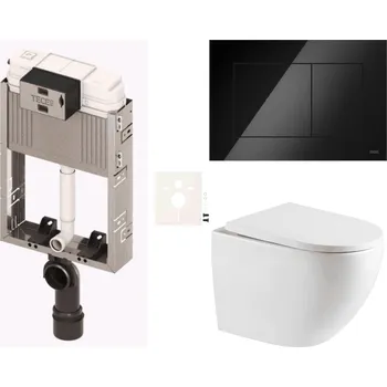 Klozet Siko Závěsný wc set k zazdění SAT TZTOR67BL