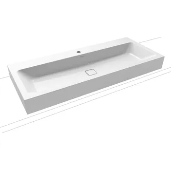 Umyvadlo Kaldewei Umyvadlo Cono 3091 120x50 cm alpská bílá otvor pro baterii, bez přepadu 902706013001