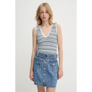 Top Morgan MINKO modrá 50X, vel. S