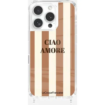 Pouzdro na mobilní telefon Obal na telefon LaCoqueFrançaise iPhone 16 Plus LE319068 hnědá 88X