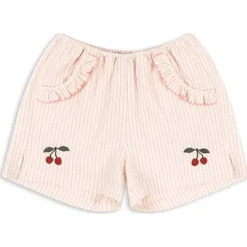 Kraťasy Konges Sløjd ELLIE FRILL SHORTS GOTS KS103163 béžová 01X, vel. 122-128