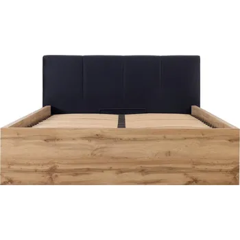 Postel Brwcz TETRIX LOZ/160/B/T S ČELEM dub wotan/SOLAR 99 VČETNĚ ROŠTU BEZ MATRACE / 4BAL /