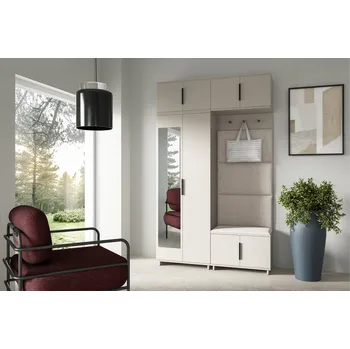 Předsíňová stěna Kašmírová předsíňová stěna Bianco 1