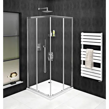Gelco SIGMA SIMPLY čtvercový sprchový kout 800x800 mm, rohový vstup, čiré sklo