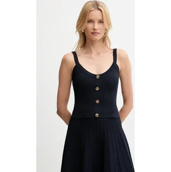 Top Guess EMMIE tmavomodrá barva, W5YR10 Z0130 W5YR10.Z0130 59X, vel. XS