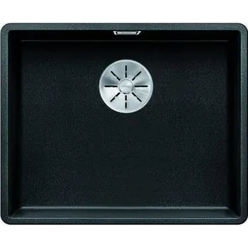 Nerezový dřez Blanco Dřez SUBLINE 500 F InFino Silgranit černá bez táhla