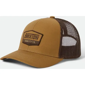 Kšiltovka BRIXTON kšiltovka - Regal Netplus Mp Trucker Hat Dark Khaki/Coffee (DKKHC) velikost: O/S