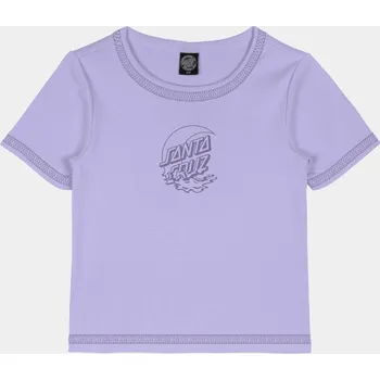 SANTA CRUZ triko - Moon Dot Reflection Front Lavender (LAVENDER) velikost: 10