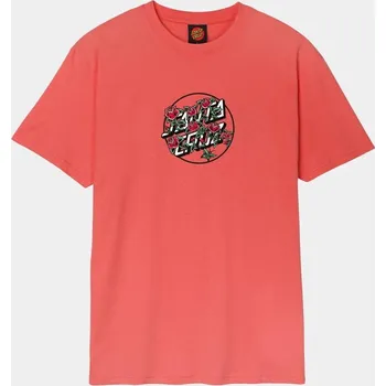 SANTA CRUZ triko - Flash Stacked Dot Front Tee Astro Dust (ASTRO DUST) velikost: XL