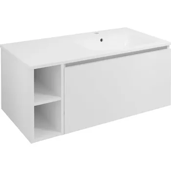 Umyvadlo Sapho LOREA skříňka 100x46x51,5cm (20+80cm), pravá, bílá mat
