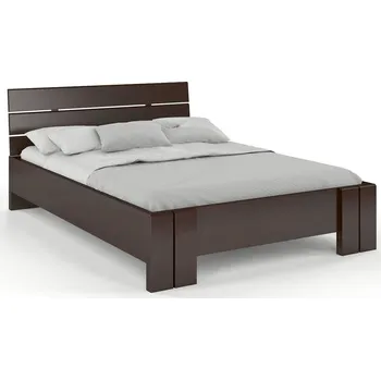 Postel Visby Dřevěná postel Arhus High - buk (Rozměr: 120x200 cm, Barva: Palisander)