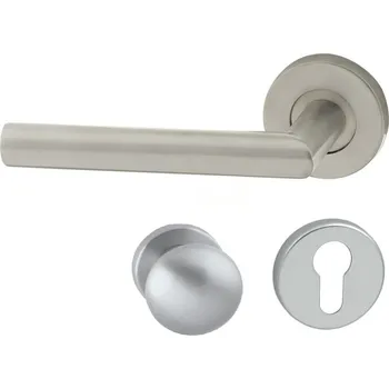 Dveřní kování Naturel Klika FAVORIT-R NRZ, PZ ,koule-klika levá