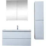 Swiss aqua technologies Koupelnová skříňka s umyvadlem SAT B-Way 99x50x45 cm bílá lesk KSETBWAY19